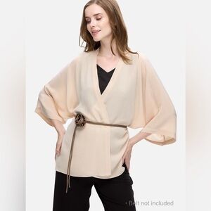 Cream Silk Relax Cardigan